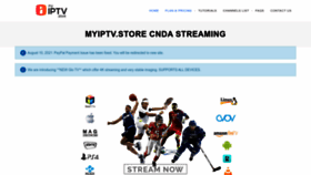 What Myiptv.store website looked like in 2022 (1 year ago)