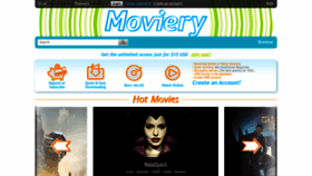 What Moviery.com website looked like in 2022 (1 year ago)