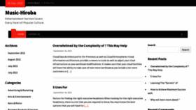 What Music-hiroba.info website looked like in 2022 (3 years ago)