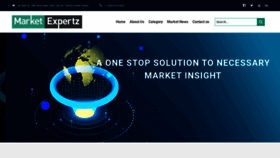What Marketexpertz.com website looked like in 2022 (1 year ago)