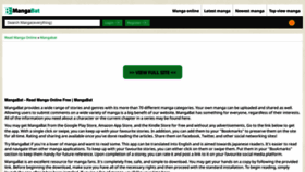 What Mangabat.com website looked like in 2022 (1 year ago)