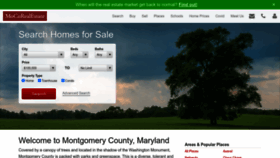 What Mocorealestate.com website looked like in 2022 (1 year ago)