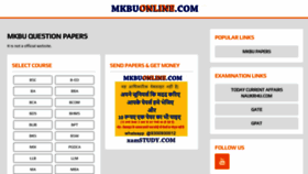 What Mkbuonline.com website looked like in 2022 (3 years ago)