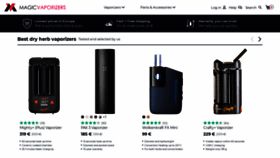What Magicvaporizers.com website looked like in 2022 (1 year ago)