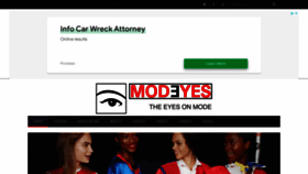 What Modeyes.com website looked like in 2022 (1 year ago)