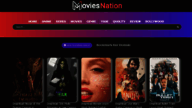 What Moviesnation.mobi website looked like in 2022 (1 year ago)