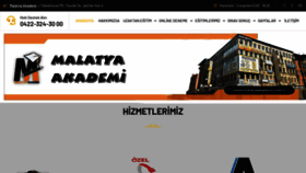 What Malatyaakademi.com.tr website looked like in 2022 (1 year ago)