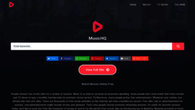 What Musichq.cc website looked like in 2022 (1 year ago)