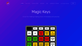 What Magickeys.trade website looked like in 2022 (1 year ago)