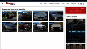 What Motors.mega.mu website looked like in 2022 (1 year ago)