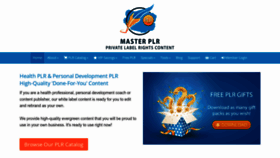 What Masterplr.com website looked like in 2022 (1 year ago)