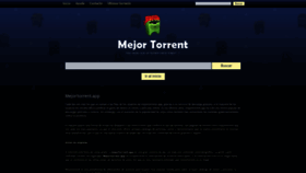 What Mejortorrent.app website looked like in 2022 (1 year ago)