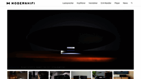 What Modernhifi.de website looked like in 2022 (1 year ago)