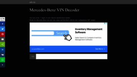 What Mb.vin website looked like in 2022 (1 year ago)
