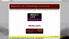 What Mmaufclivestreamppv.blogspot.com website looked like in 2022 (1 year ago)