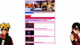 What Minatosuki.com website looked like in 2022 (1 year ago)
