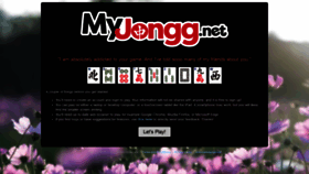 What Myjongg.net website looked like in 2022 (2 years ago)