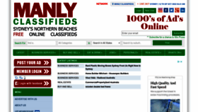 What Manlyclassifieds.com.au website looked like in 2022 (1 year ago)