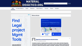 What Materialdidactico.org website looked like in 2022 (1 year ago)