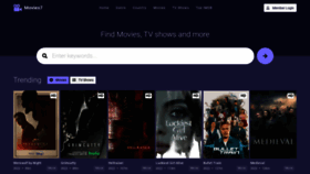 What Movies7.se website looked like in 2022 (1 year ago)