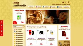 What Mojaparfimerija.com website looked like in 2022 (1 year ago)