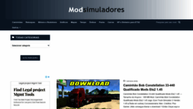 What Modsimuladores.com website looked like in 2022 (1 year ago)
