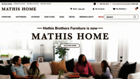 What Mathishome.com website looked like in 2022 (1 year ago)