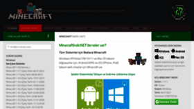 What Minecraftindir.net website looked like in 2022 (1 year ago)