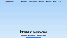 What Medic.chat website looked like in 2022 (1 year ago)