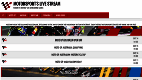 What Motorsports-stream.com website looked like in 2022 (1 year ago)