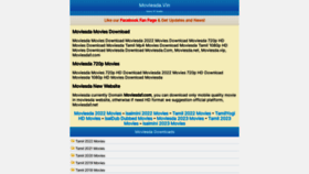 What Moviesda.vip website looked like in 2022 (3 years ago)