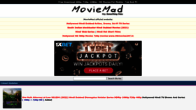 What Moviemad.art website looked like in 2022 (1 year ago)
