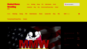 What Modestmomswrestling.mom website looked like in 2022 (3 years ago)
