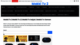What Makkitv2.com website looked like in 2022 (1 year ago)