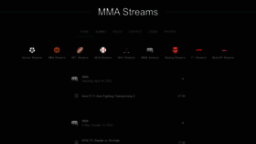 What Mmastreams100.com website looked like in 2022 (1 year ago)