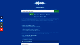 What Mp3veo.com website looked like in 2022 (1 year ago)