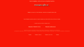 What Masajesvip.com.ar website looked like in 2022 (1 year ago)