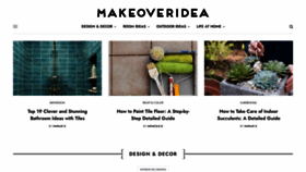 What Makeoveridea.com website looked like in 2022 (1 year ago)