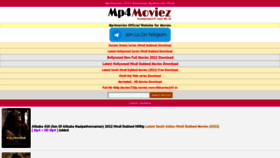What Mp4moviez.voto website looked like in 2022 (1 year ago)