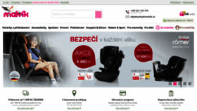 What Malvik.cz website looked like in 2022 (1 year ago)
