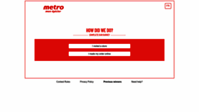 What Metrosondage.ca website looked like in 2022 (1 year ago)