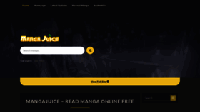 What Mangajuice.com website looked like in 2022 (1 year ago)