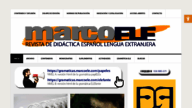 What Marcoele.com website looked like in 2022 (1 year ago)