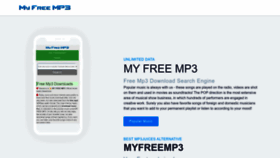 What Myfreemp3.blog website looked like in 2022 (1 year ago)