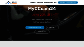 What Mycccam24.com website looked like in 2022 (1 year ago)