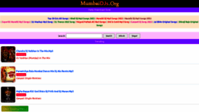 What Mumbaidjs.org website looked like in 2022 (1 year ago)