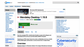 What Mendeley-desktop.updatestar.com website looked like in 2022 (1 year ago)