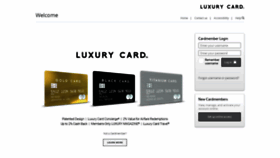 What Myluxurycard.com website looked like in 2022 (1 year ago)