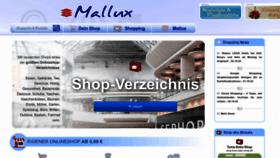 What Mallux.de website looked like in 2022 (1 year ago)