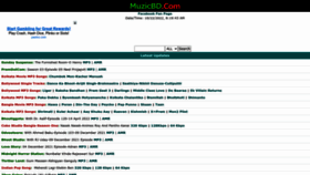 What Muzicbd.net website looked like in 2022 (1 year ago)